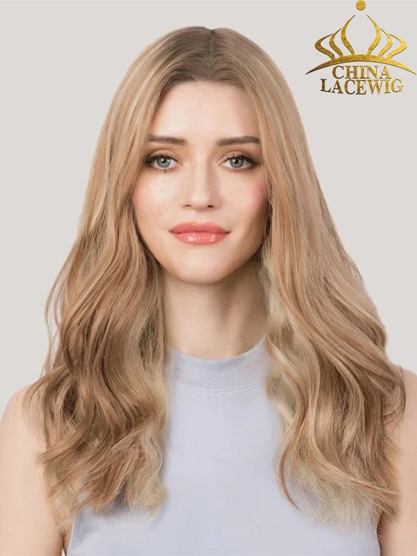 7.5"x 7.5" Aura Skin Part Middle Part Remy Human Hair Topper Toupee For Women T02