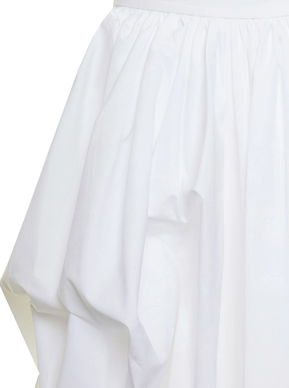 Alexander McQueen High Waist Gathered Skirt