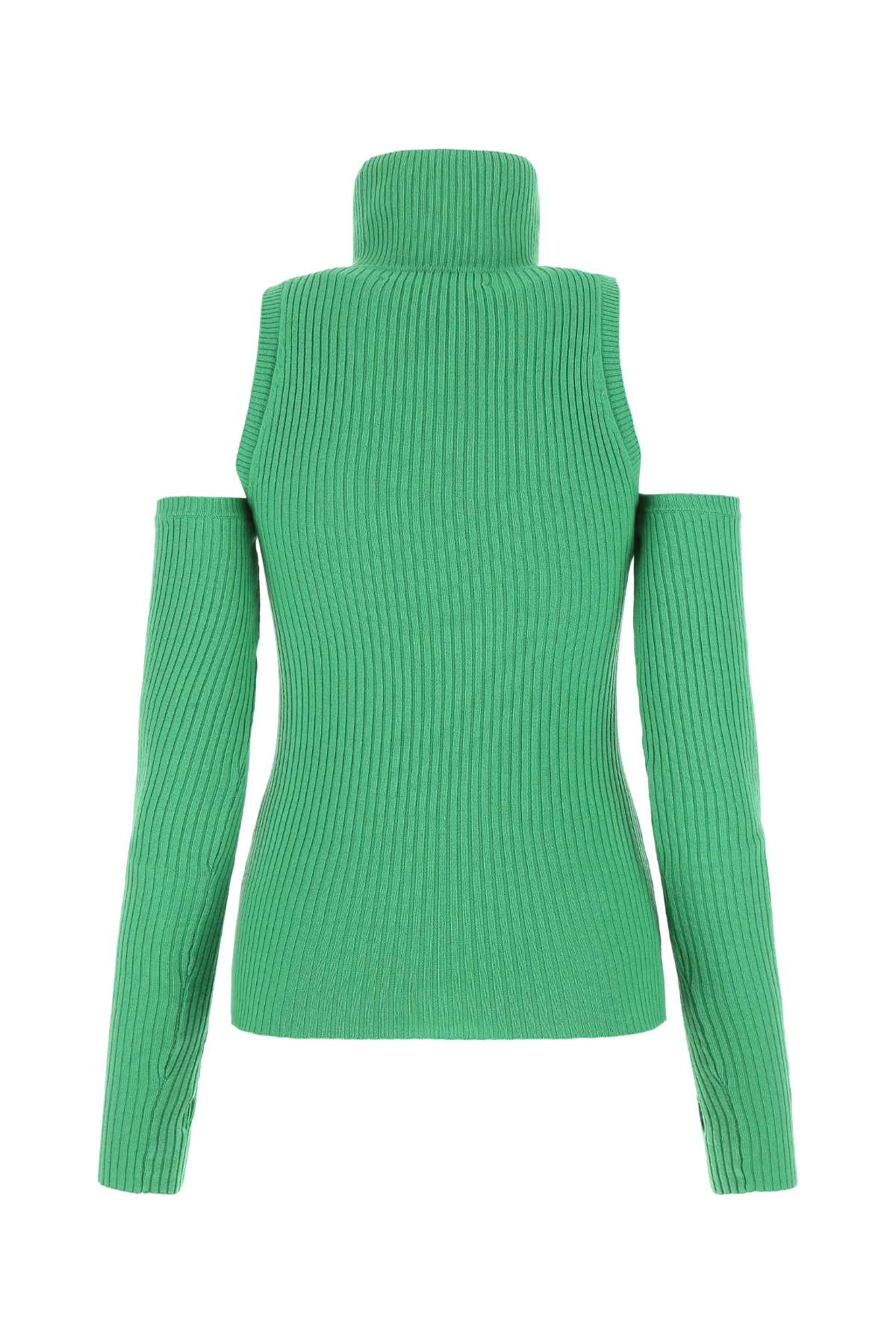 Ambush Cold-Shoulder High-Neck Sweater