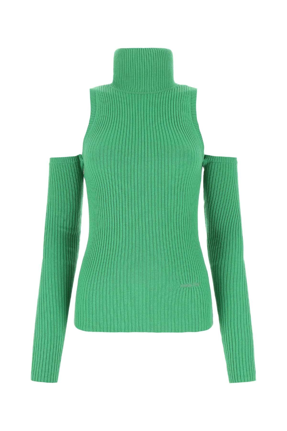 Ambush Cold-Shoulder High-Neck Sweater