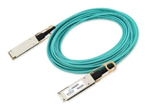 Axiom - 400GBase-AOC direct attach cable - TAA Compliant - QSFP-DD to QSFP-DD - 1 m - fiber optic - Active Optical Cable (AOC) AXG102635