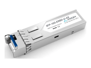 Axiom - SFP  transceiver module (equivalent to: Arista SFP-10G-ERBD-U) - 1GbE - 10GBase-BX40-U - LC single-mode - up to 24.9 SFP-10G-ERBD-U-AX