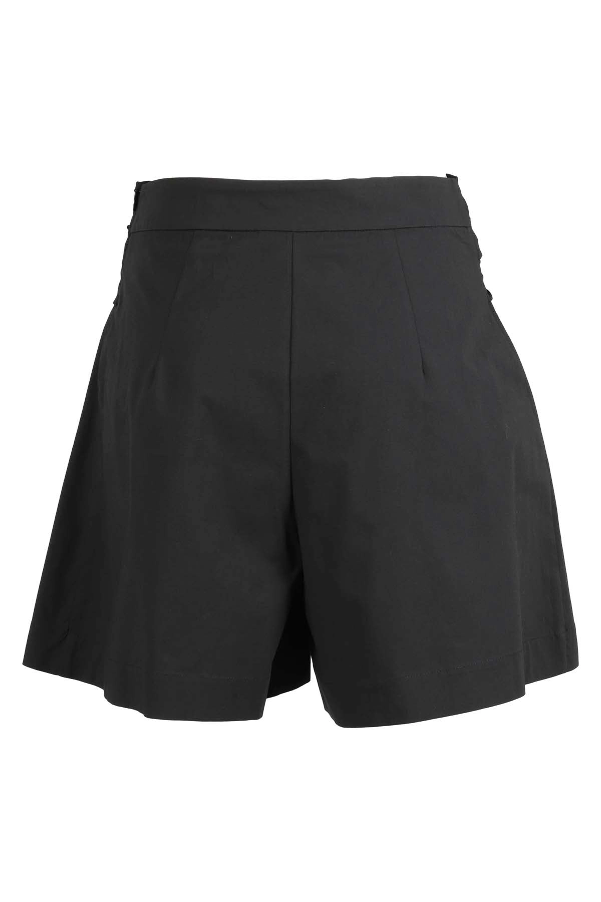 Boutique Moschino Belted High Waist Tailored Shorts