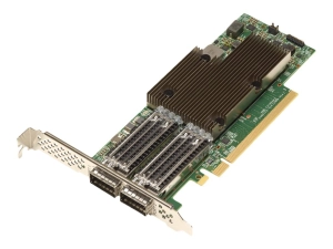 Broadcom - Network adapter - PCIe 4.0 x16 low profile - 100 Gigabit QSFP56 x 2 - for ThinkAgile VX2330 Appliance; VX3330 Appliance; 4XC7A08297