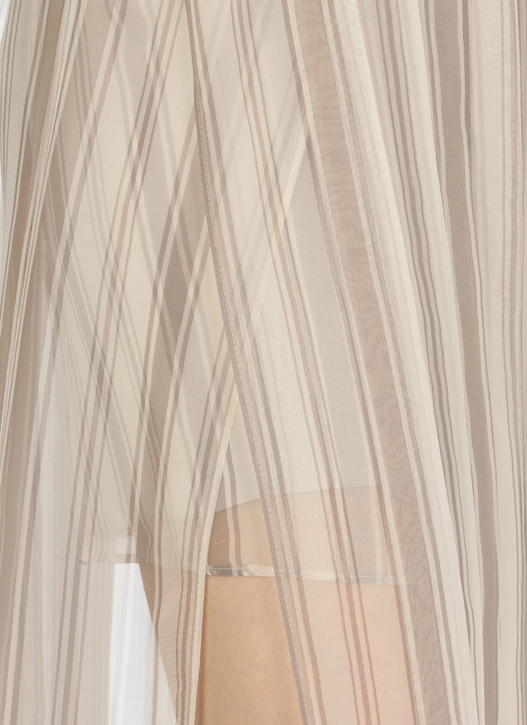 Brunello Cucinelli High Waist Pleated Maxi Skirt