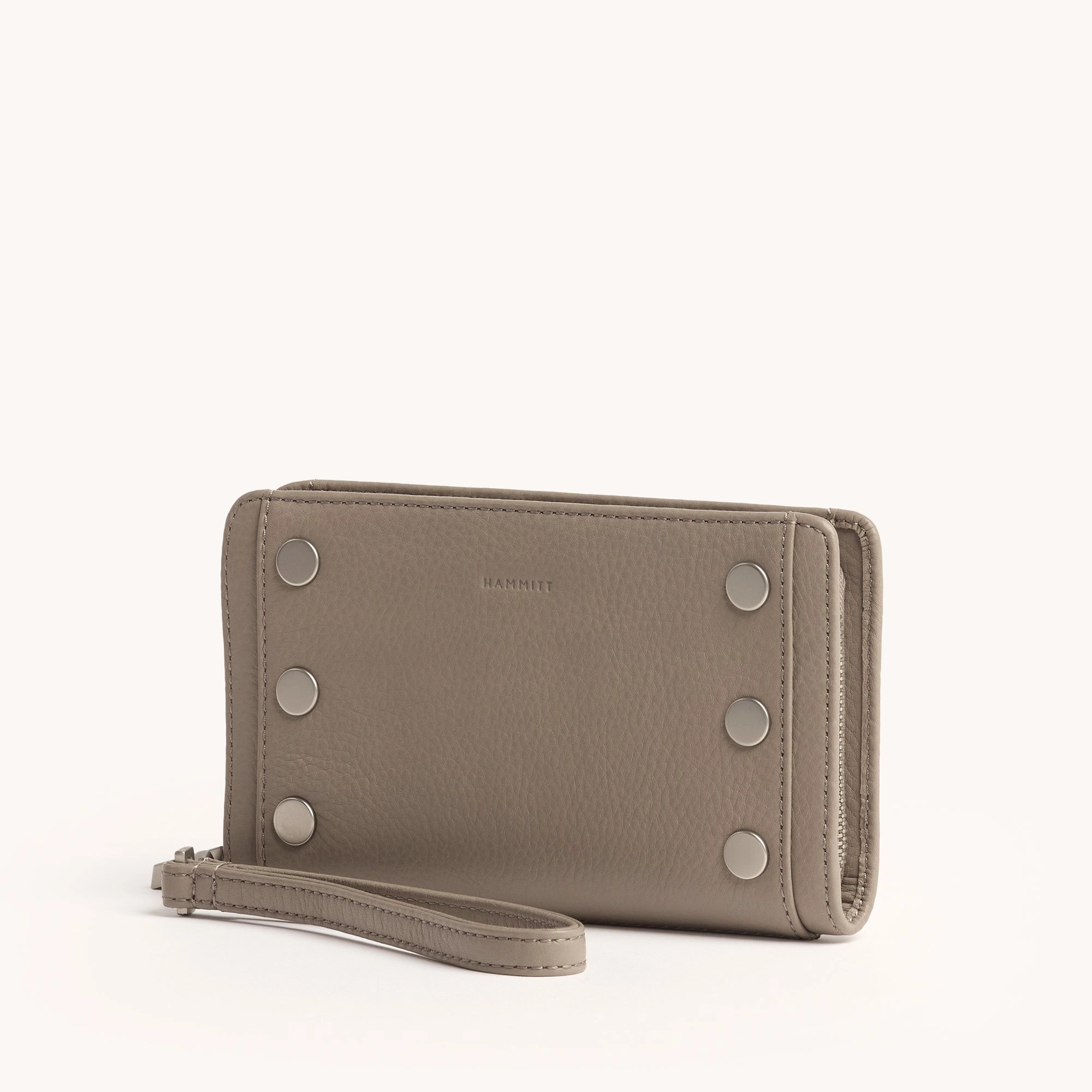 Bryant Wallet | Pewter Pebble/Brushed Silver