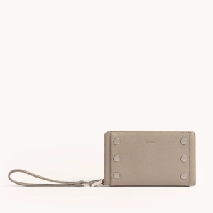 Bryant Wallet | Pewter Pebble/Brushed Silver