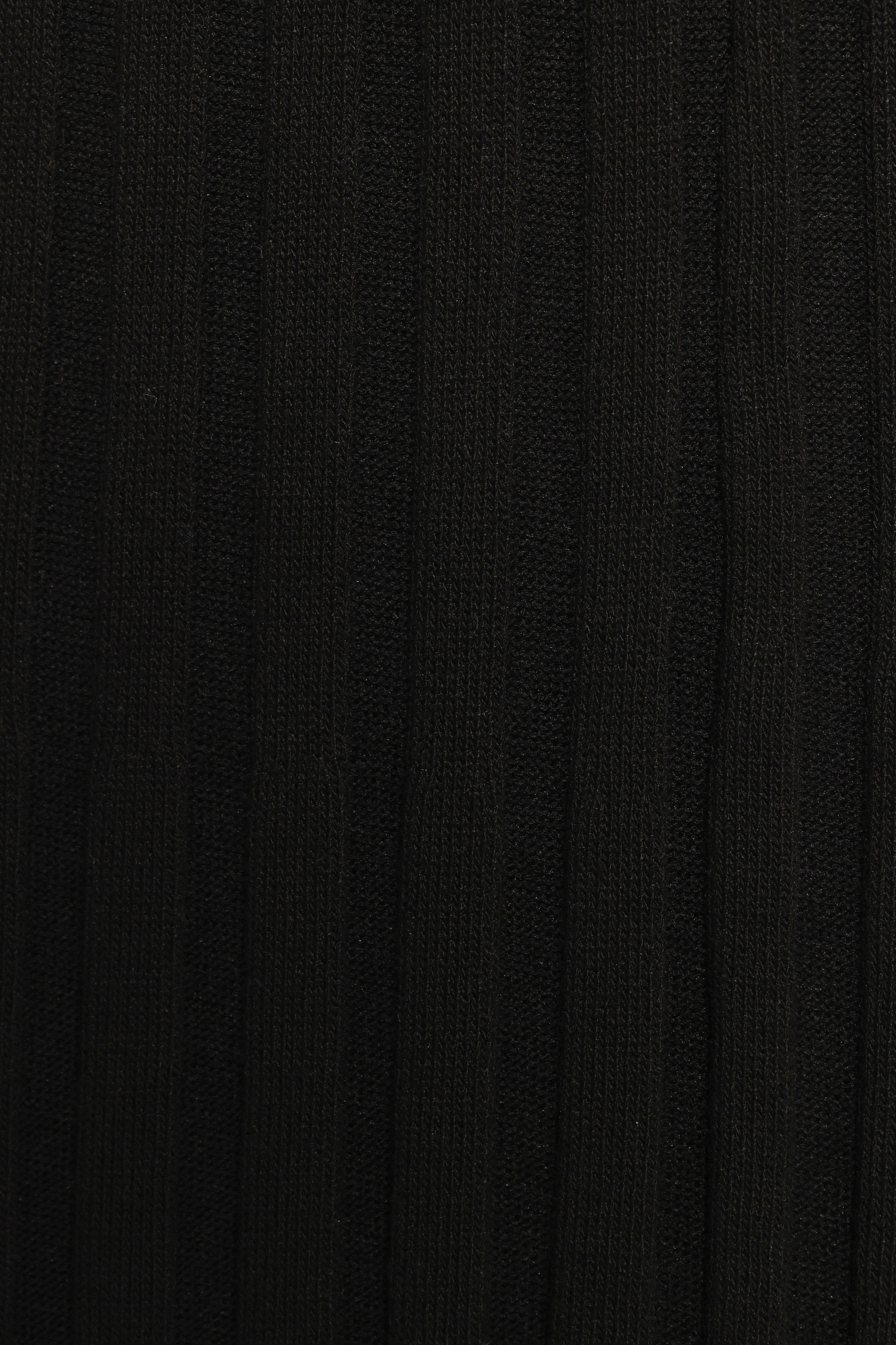 Carson Knit Midi Skirt - Black