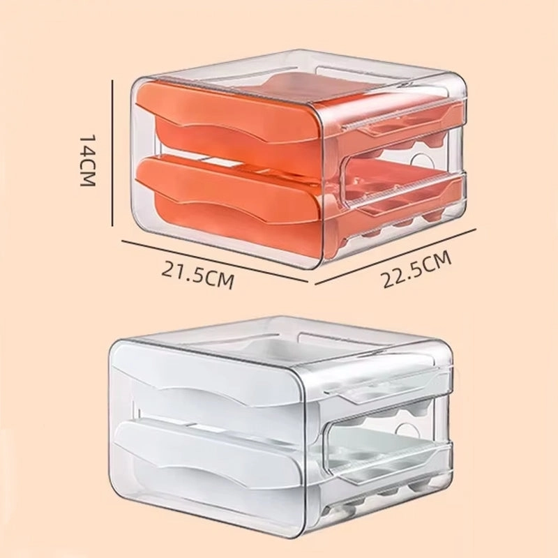 Double Drawer Egg Box - 32 Holes