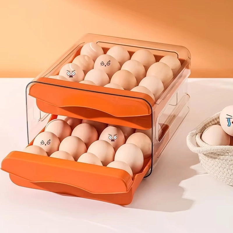 Double Drawer Egg Box - 32 Holes