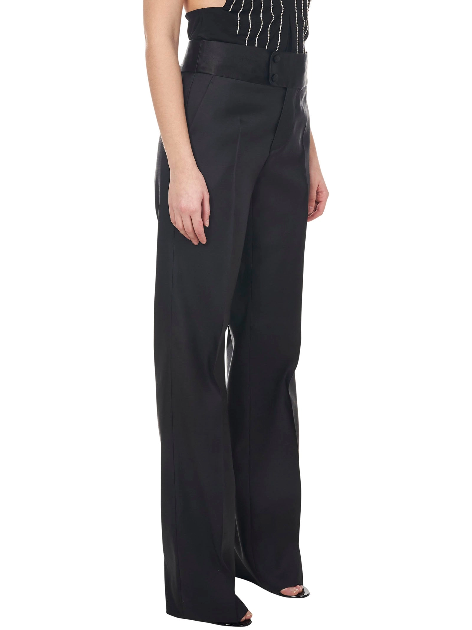 Dsquared2 High-Waisted Wide-Leg Pants