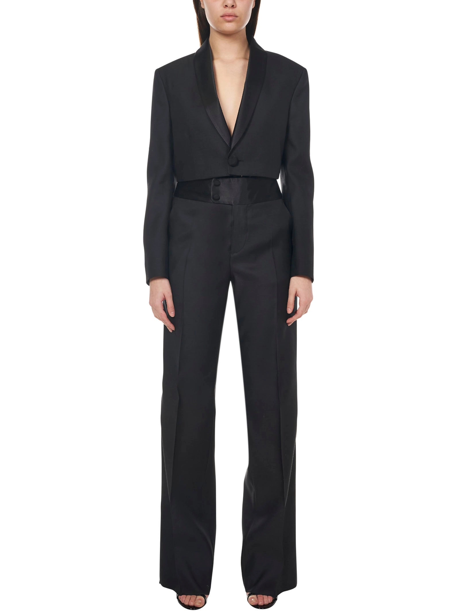 Dsquared2 High-Waisted Wide-Leg Pants