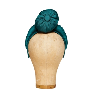 Emerald High Bun Headpiece