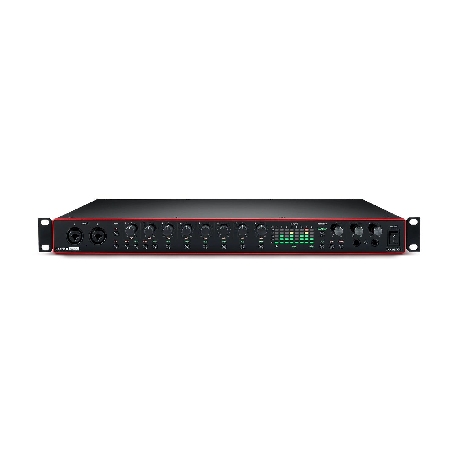 Focusrite Scarlett 18i20 3rd Gen 18-in 20-out Desktop USB Audio Interface for Musicians