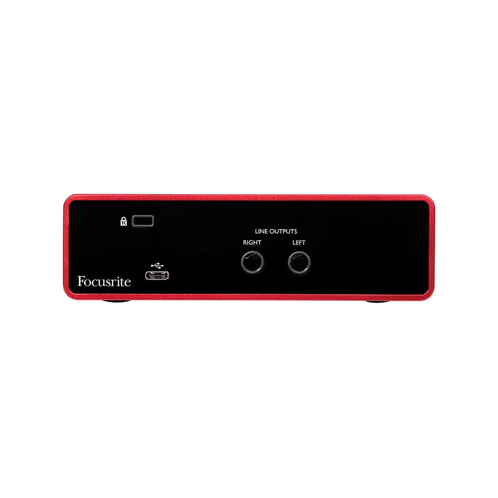 Focusrite Scarlett Solo 3rd Gen 2-in 2-out Desktop USB Audio Interface for Musicians