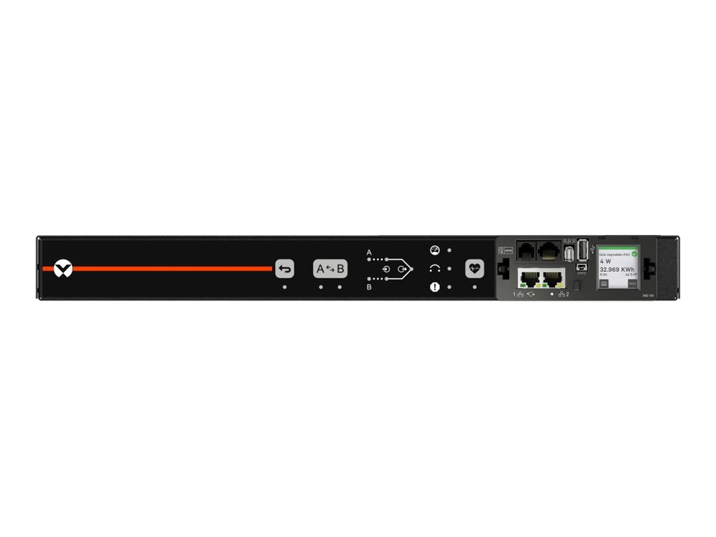 Geist Rack Transfer Switch Switched Unit Level Monitoring ANS5M1R5-06S203-2ST5ST5A011-D - Power distribution unit (rack-mountable) VA5N21A0