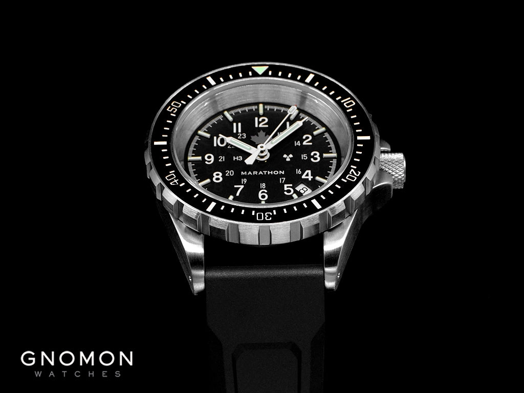 GSAR Government Grey Maple Leaf Diver Automatic - Rubber Ref. WW194006SS-0330