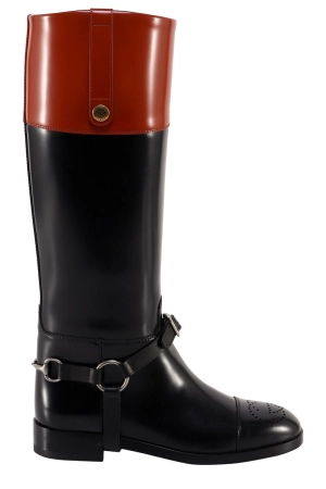 Gucci Harness Knee-High Boots