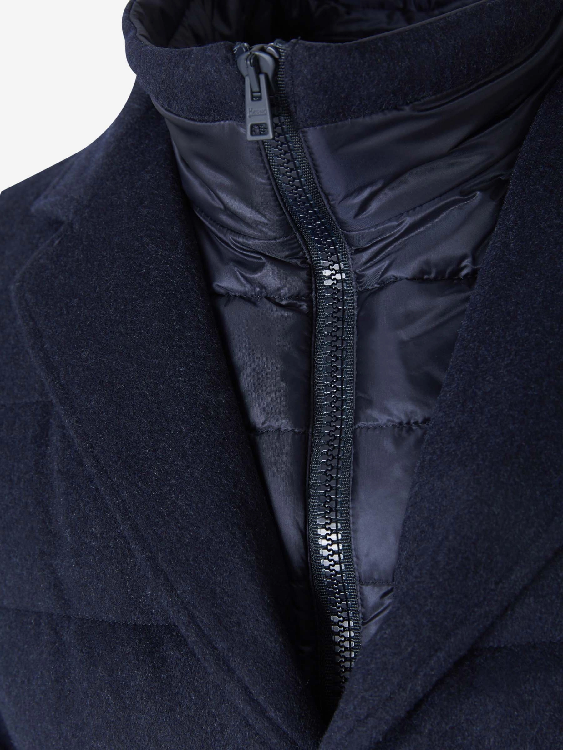 Herno High-Neck Buttoned Jacket