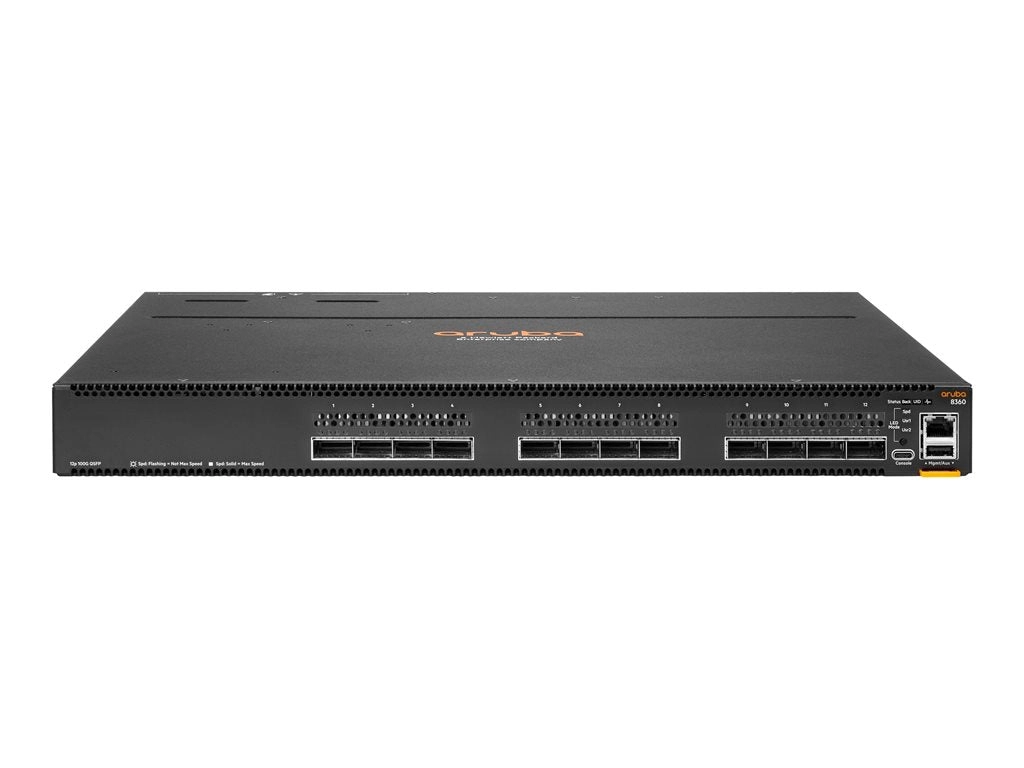 HPE Aruba CX 8360-12C - Switch - L3 - managed - 12 x 100 Gigabit QSFP28 / 40 Gigabit QSFP  - front to back airflow - rack-mountable JL708A#AC4
