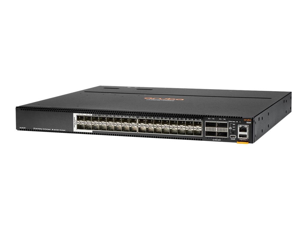 HPE Aruba CX 8360-32Y4C - Switch - L3 - managed - 28 x 1/10/25 Gigabit SFP / SFP  / SFP28   4 x 10 Gigabit / 25 Gigabit SFP28 JL701A#ARE