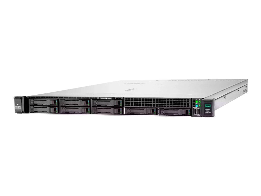 HPE ProLiant DL365 Gen10 Plus - Server - rack-mountable - 1U - 2-way - 1 x EPYC 7262 / up to 3.4 GHz - RAM 32 GB - SATA/SAS - P39366-291