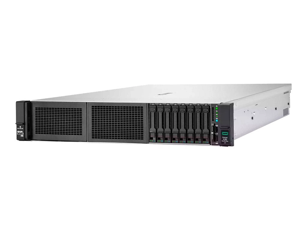 HPE ProLiant DL385 Gen10 Plus V2 - Server - rack-mountable 2U - 2-way - 1 x EPYC 7252 / up to 3.2 GHz - RAM 32 GB - SAS - hot-swap P58452-421