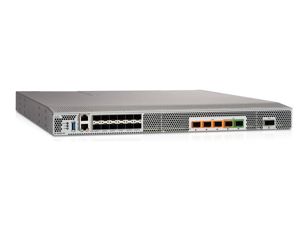 HPE SN6640C 32Gb 18-port FC/FCIP Multiservice Switch - C-Series - switch - 12 x 32Gb Fibre Channel SFP    4 x 10 Gigabit FCIP R8M67A#AC3