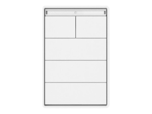 Humanscale MedLink - Kit 8 - mounting component (2 x drawer modules (small), 5 x drawer dividers (small), 3 x drawer modules MLDKIT8