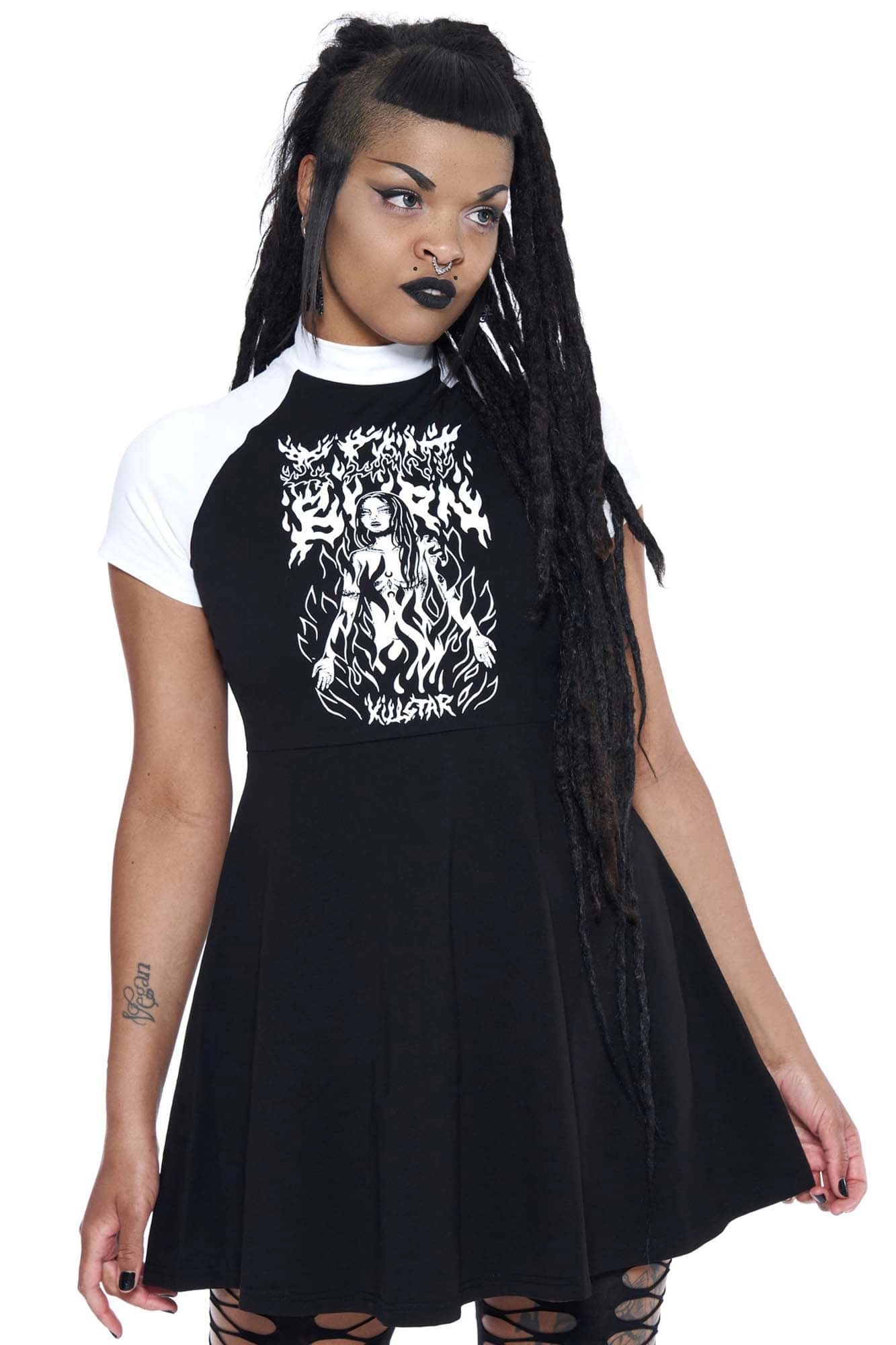 I Can't Burn Raglan Dress - Resurrect