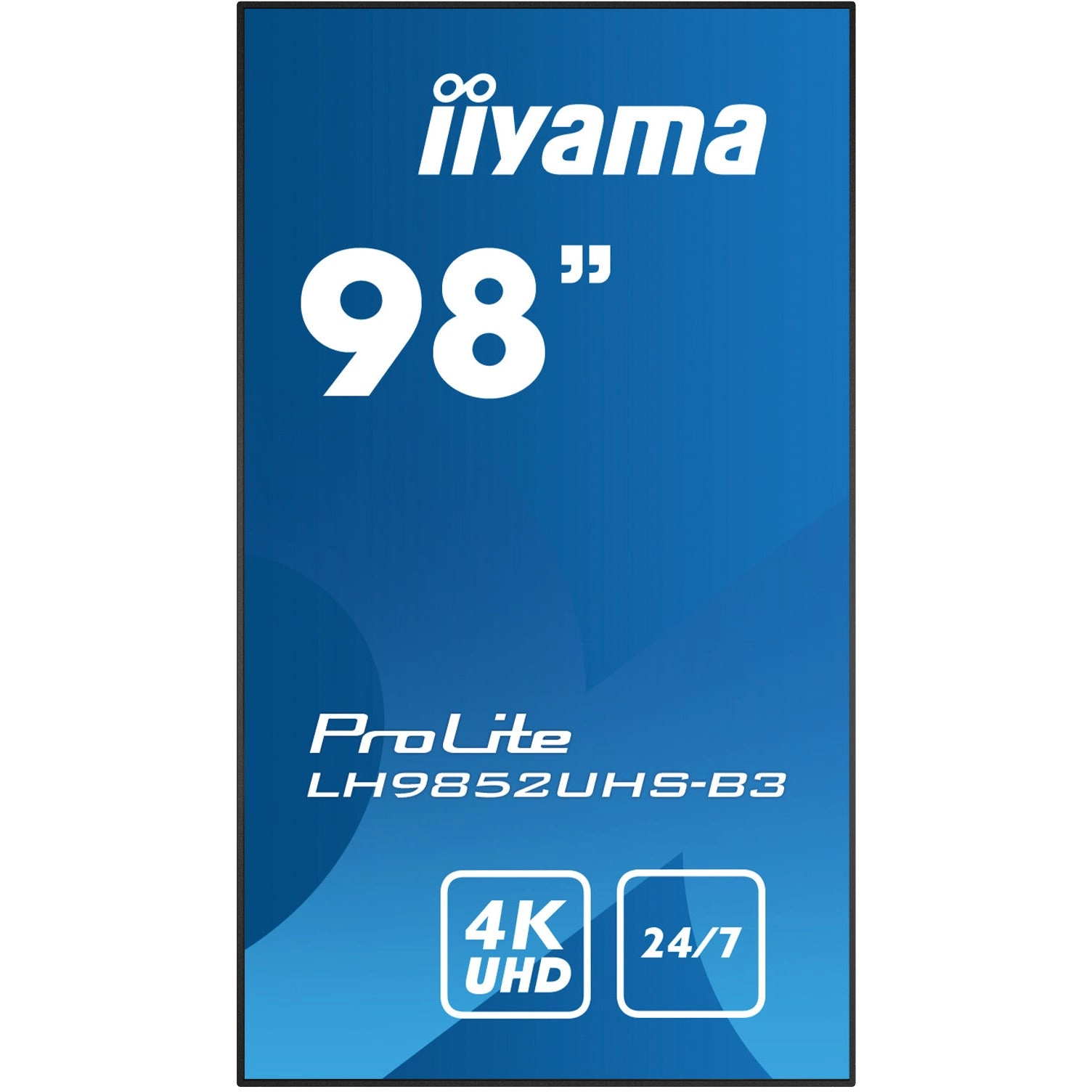 iiyama ProLite LH9852UHS-B3 98" 4K Professional Digital Signage 24/7 LFD