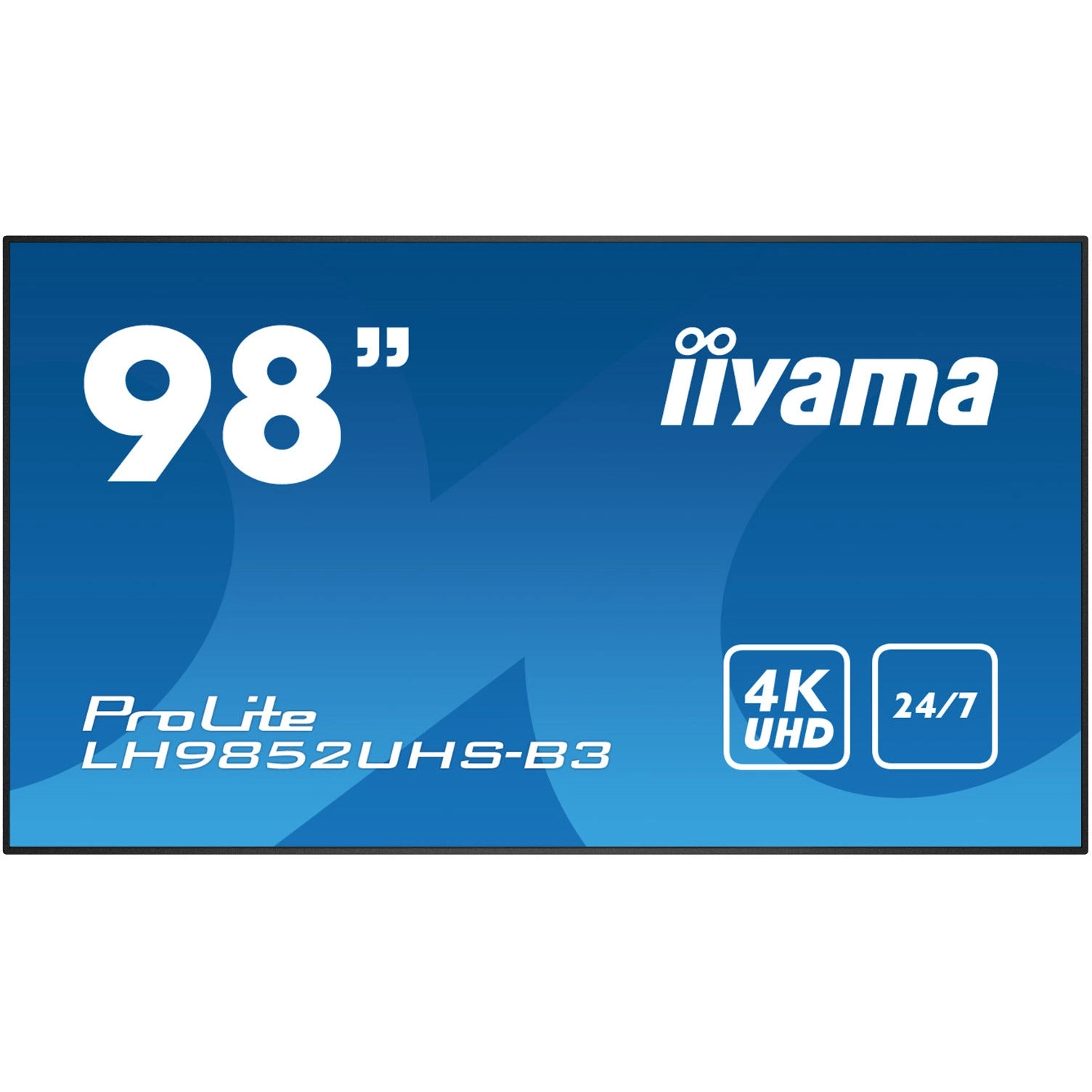 iiyama ProLite LH9852UHS-B3 98" 4K Professional Digital Signage 24/7 LFD