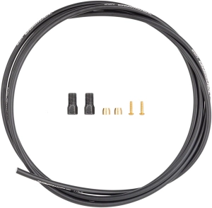 Jagwire Sport Mineral Oil Hydraulic Hose Kit for Shimano Deore, Alivio, Acera, RS805, MT500, MT400, MT200, Metrea, 2000mm, Black