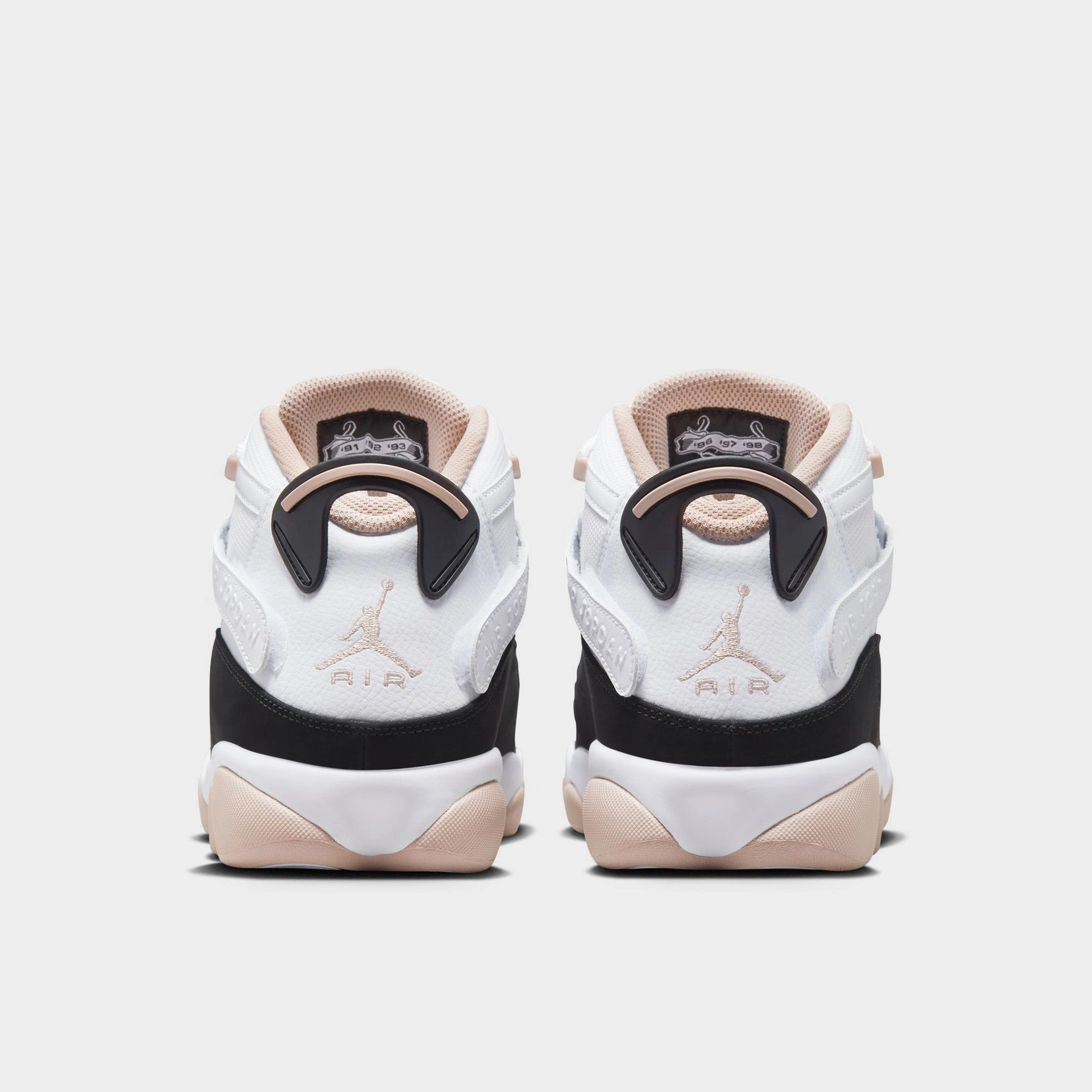 Jordan 6 Rings White / Black - Fossil Stone