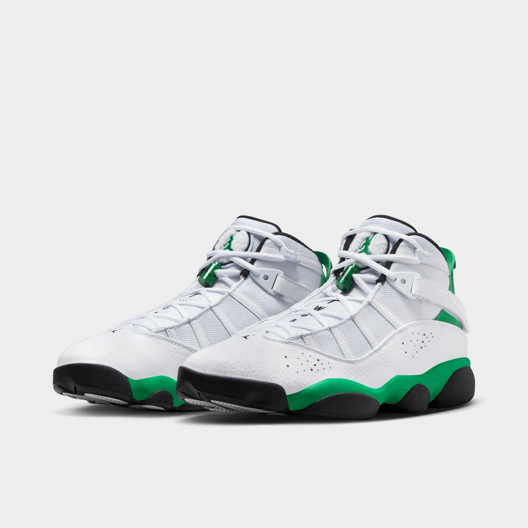 Jordan 6 Rings White / Lucky Green - Black