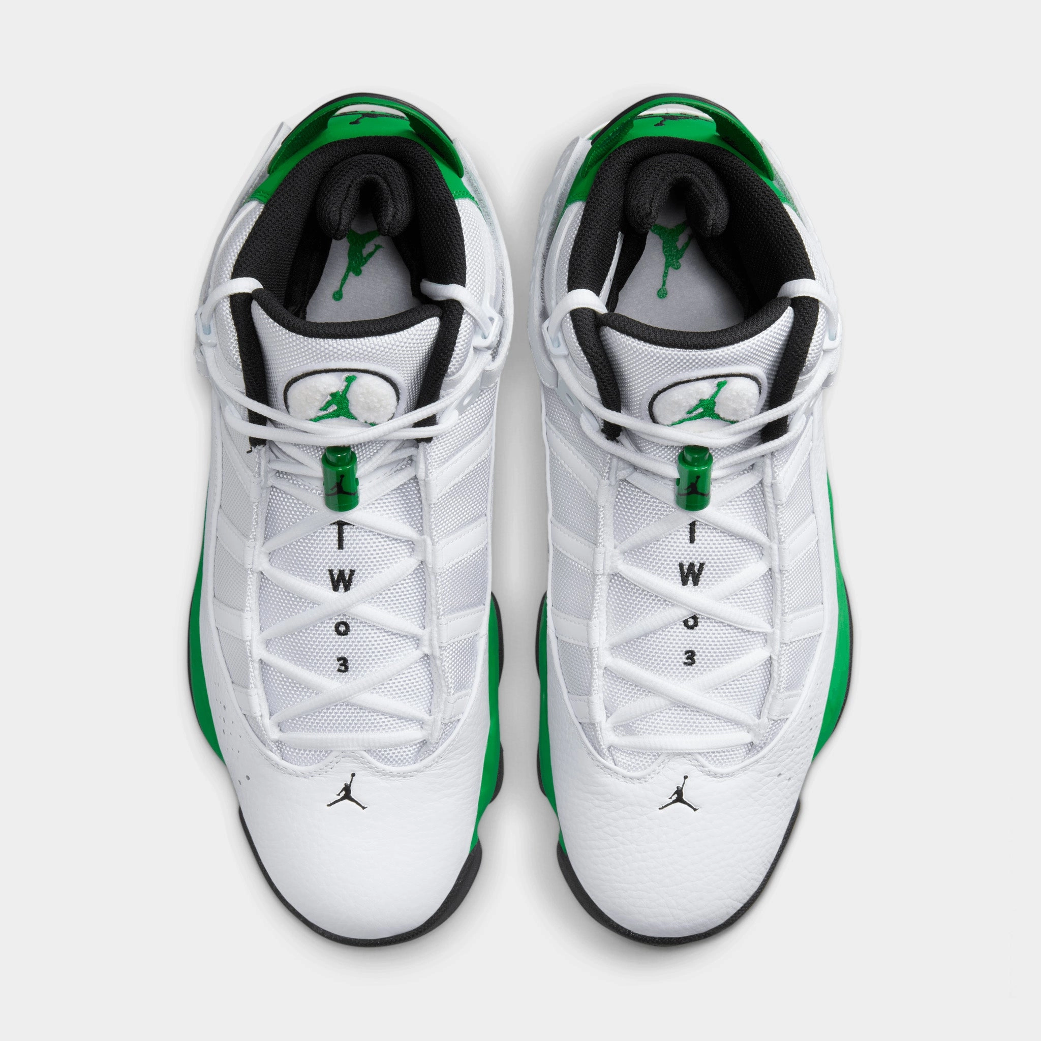Jordan 6 Rings White / Lucky Green - Black