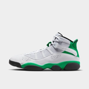 Jordan 6 Rings White / Lucky Green - Black