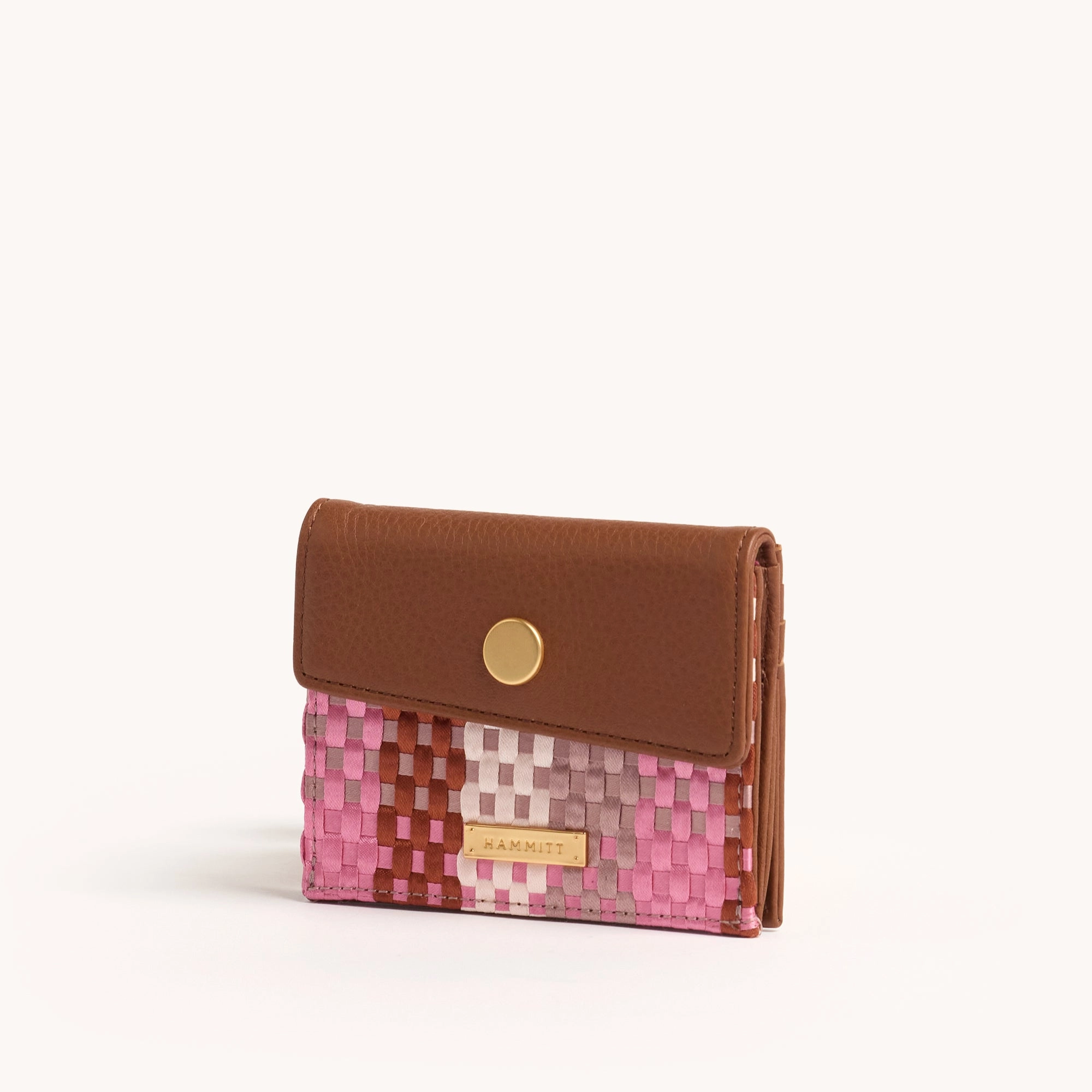 Montana Pocket | Ribbon Weave/Brushed Gold