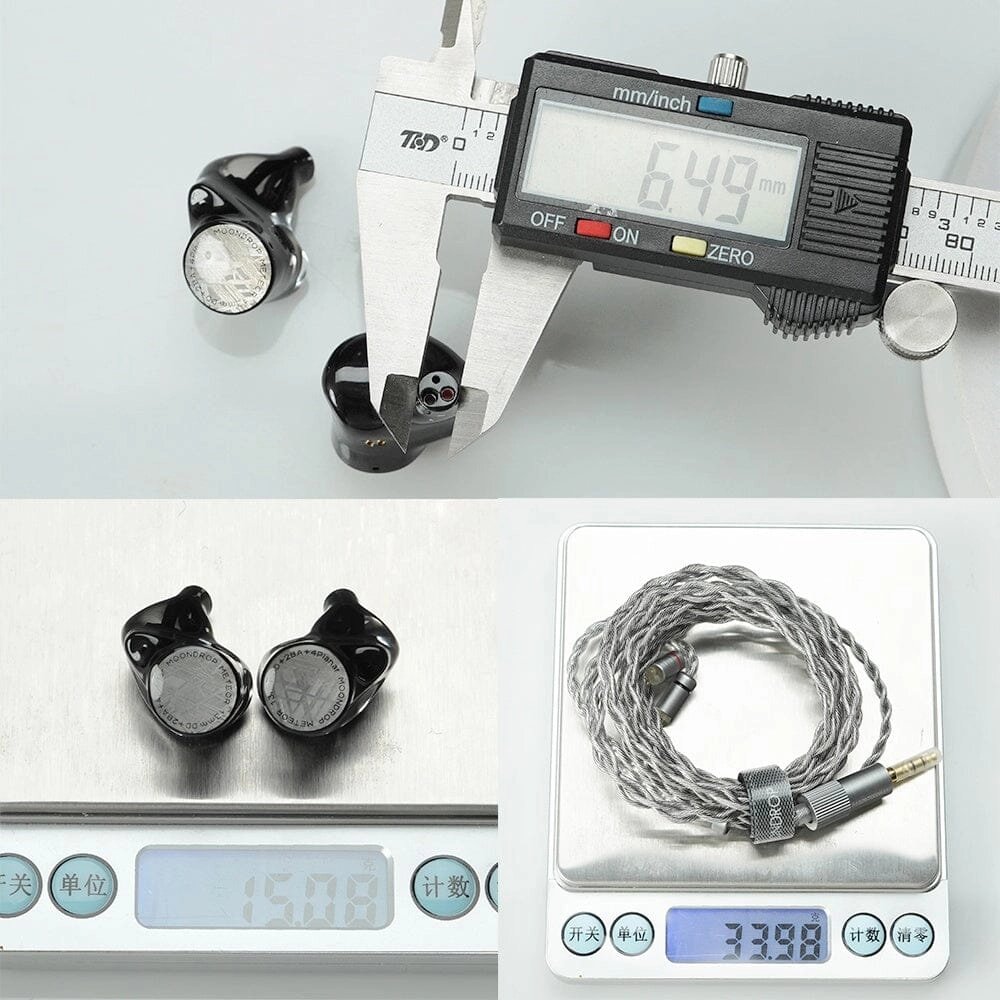Moondrop METEOR 1DD 2BA 4 Planar Drivers IEMs
