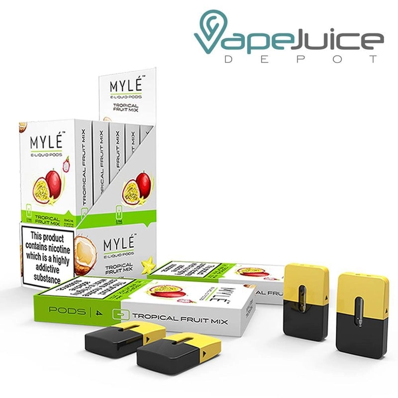 MYLE Pods V4 Tropical Fruit Mix - NOT FOR SALE IN US