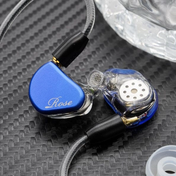 Open Box Rose Technics QT-7 PRO2 1DD 2BA Hybrid Drivers IEMs (Ships Only to Japan)