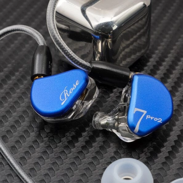 Open Box Rose Technics QT-7 PRO2 1DD 2BA Hybrid Drivers IEMs (Ships Only to Japan)