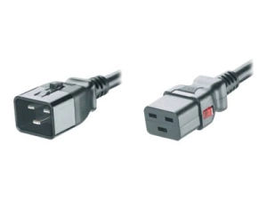 Panduit SmartZone G5 - Power cable - IEC 60320 C20 straight to IEC 60320 C19 straight - AC 250 V - 16 A - 10 ft - black (pack LPCB15-X
