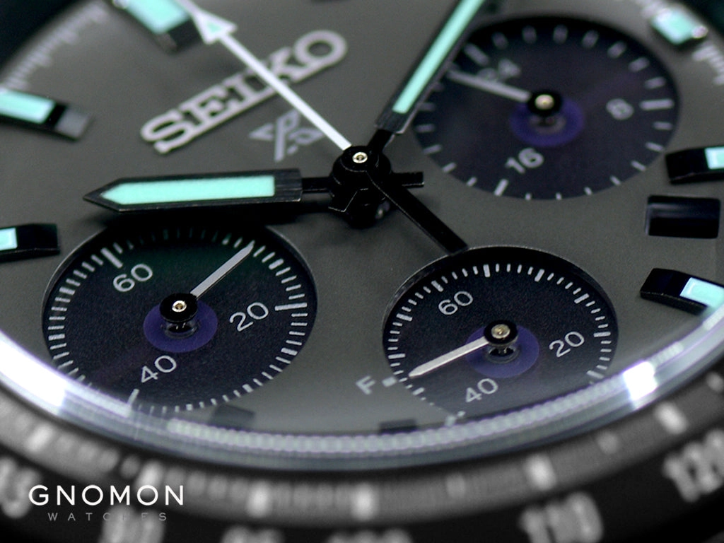 Prospex Speedtimer Solar Chronograph The Black Series Ref. SBDL103