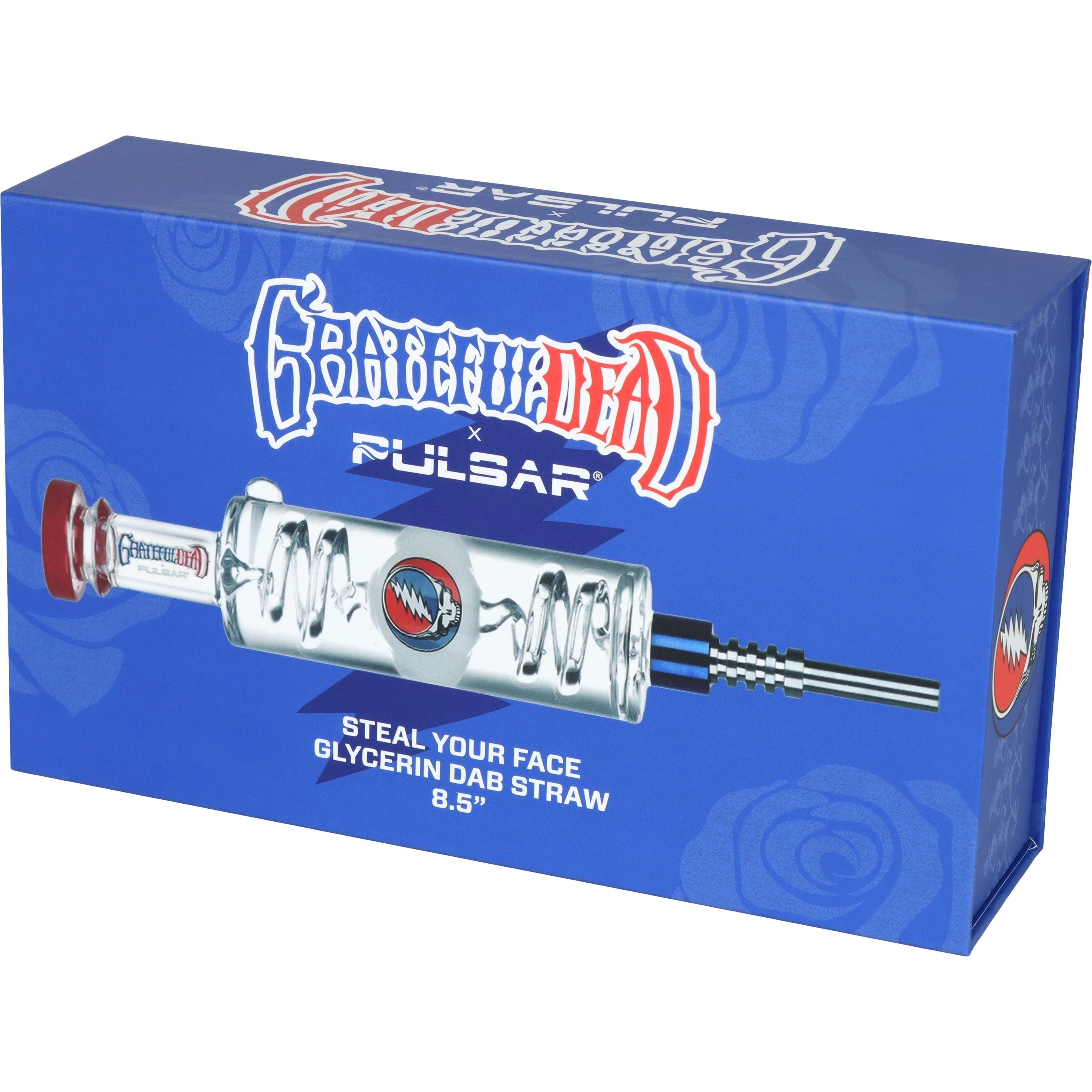Pulsar x Grateful Dead Steal Your Face Glycerin Coil Dab Straw