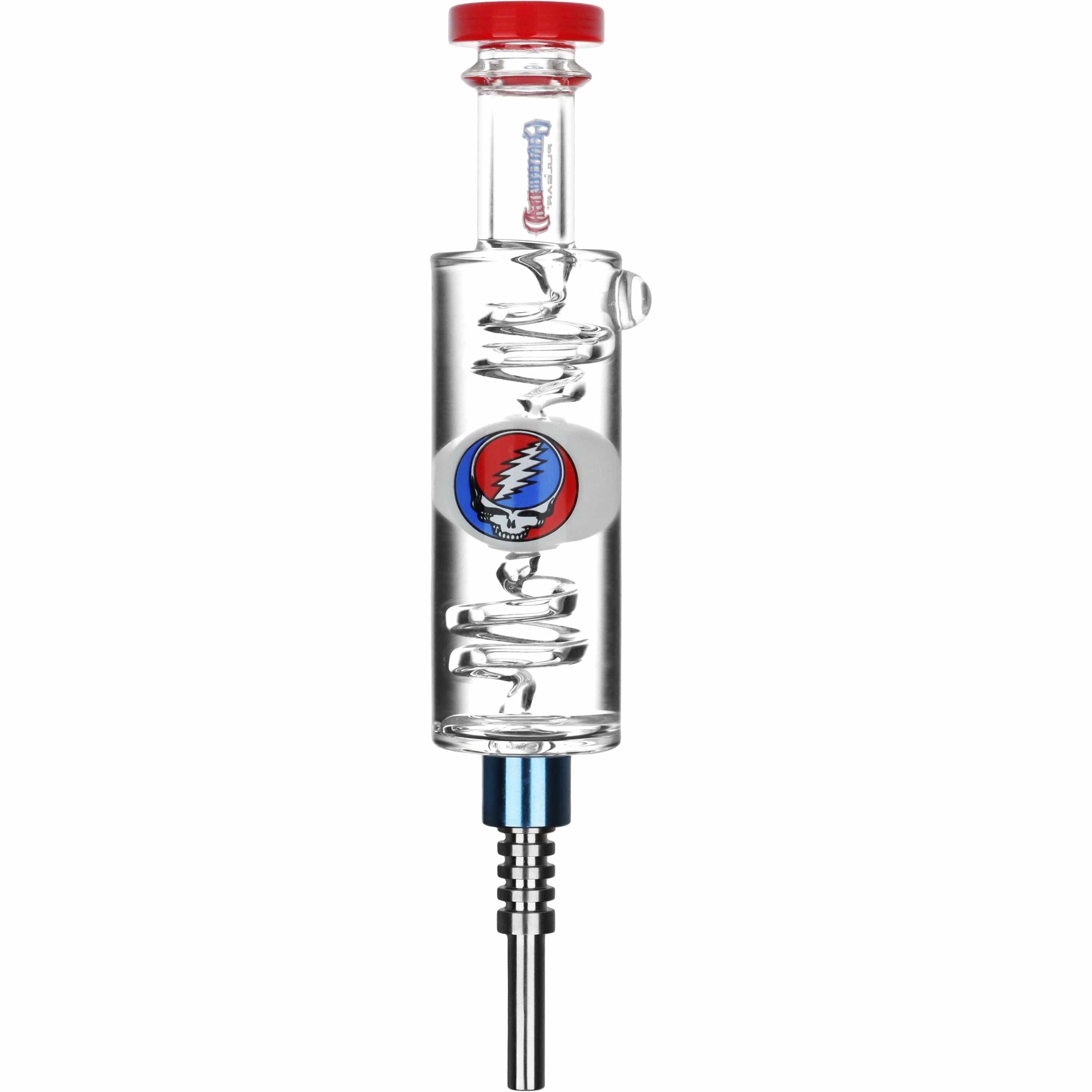 Pulsar x Grateful Dead Steal Your Face Glycerin Coil Dab Straw