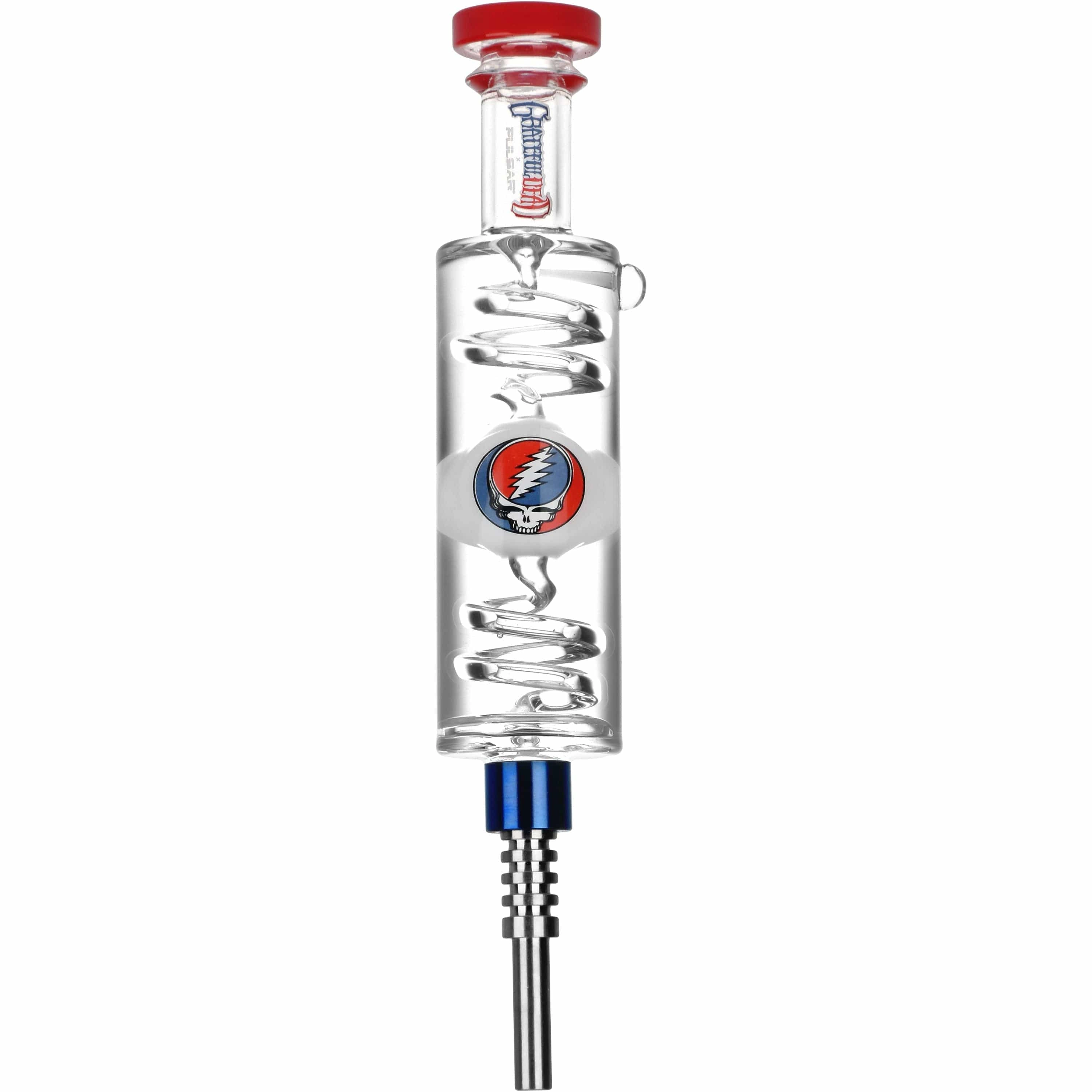 Pulsar x Grateful Dead Steal Your Face Glycerin Coil Dab Straw