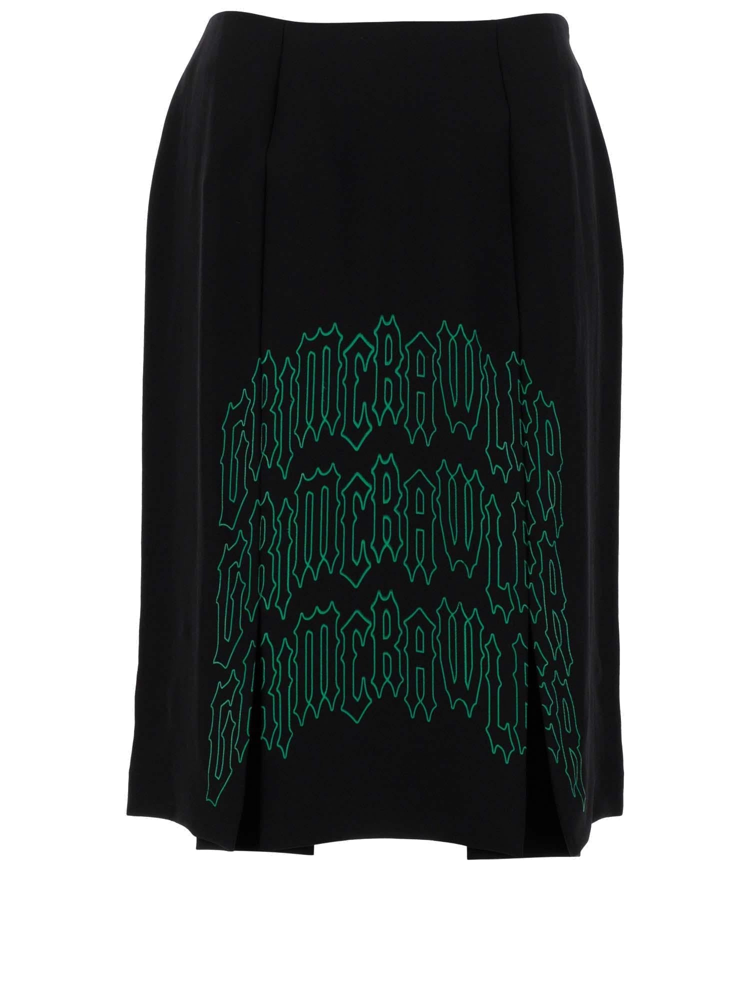 Raf Simons High-Waisted Midi Skirt