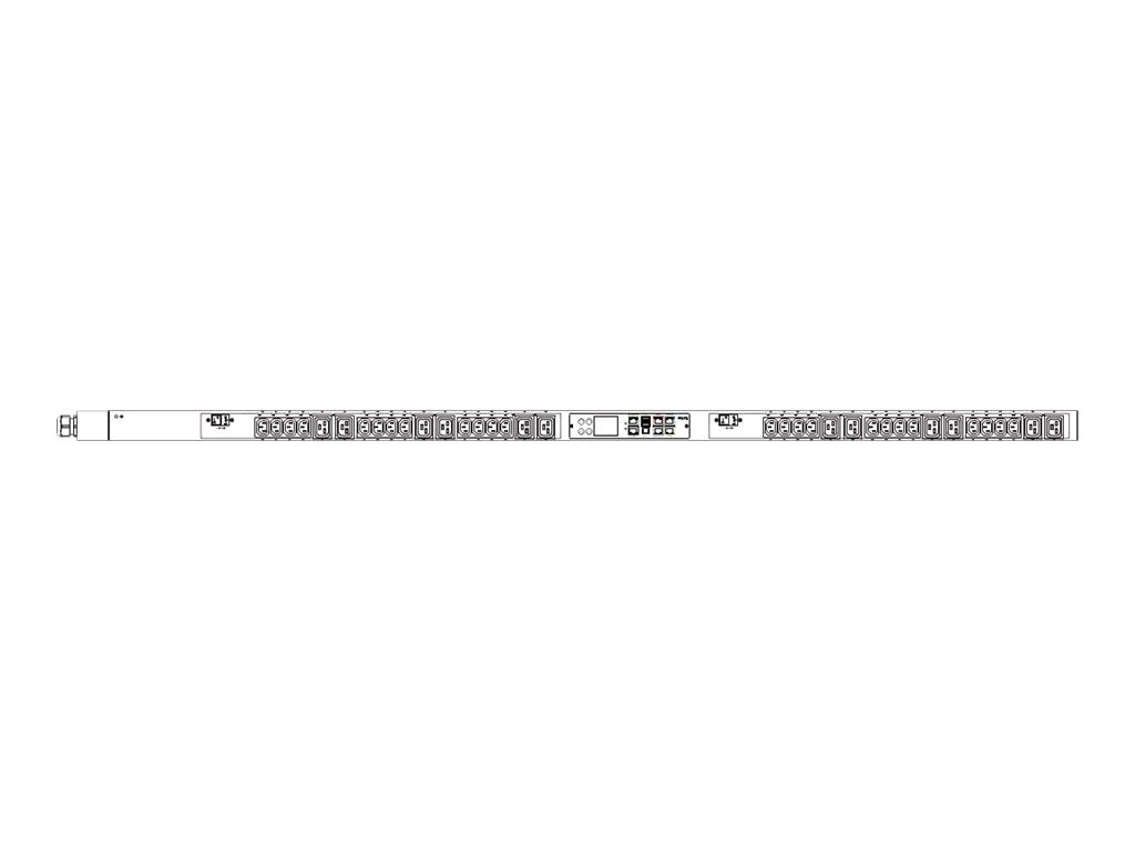 Raritan Dominion PX PX3-5903V - Power distribution unit (rack-mountable) - AC 208 V - 5000 VA - 1-phase - RS-232, Ethernet 10/100/1000