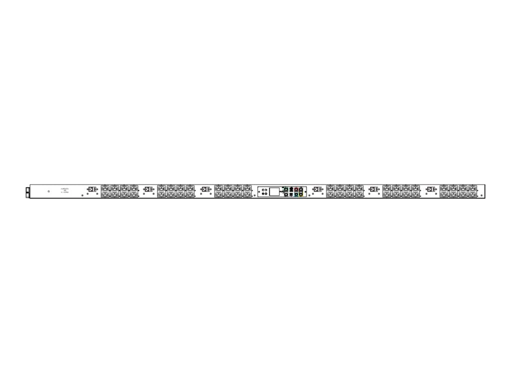 Raritan PX3-5765V-V2K7 - Power distribution unit (rack-mountable) - AC 208 V - 17300 VA - 3-phase delta - Ethernet 10/100, RS-232,